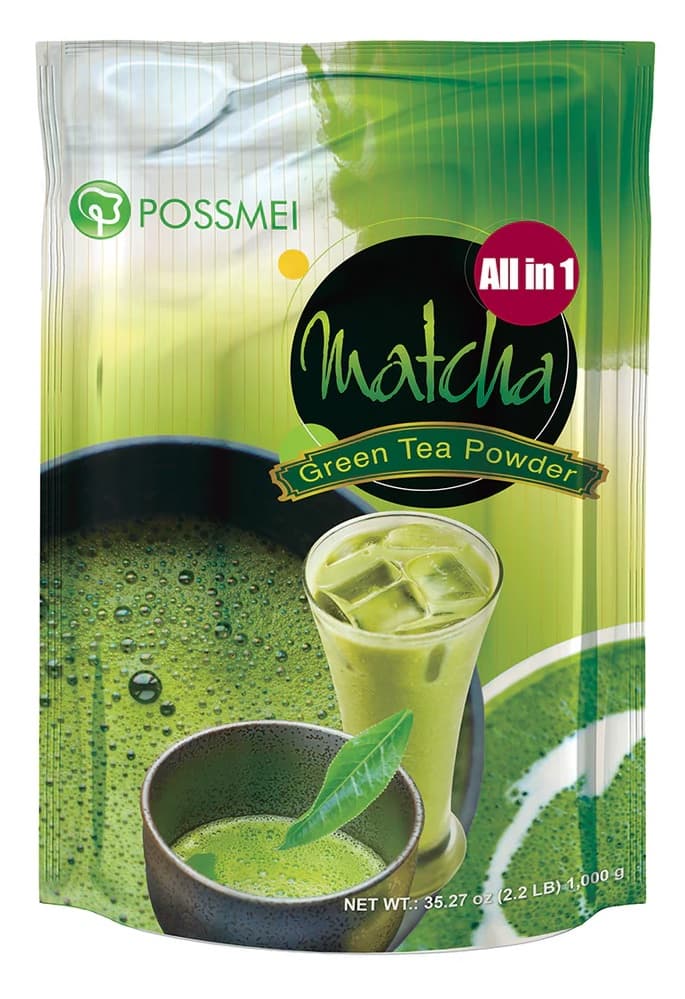 Possmei Green Tea Powder Mix (Matcha) Ten 2.2 lb bags