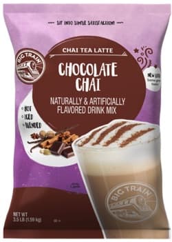 Big Train Chocolate Chai Tea Latte Four 3.5 Lb. Bags