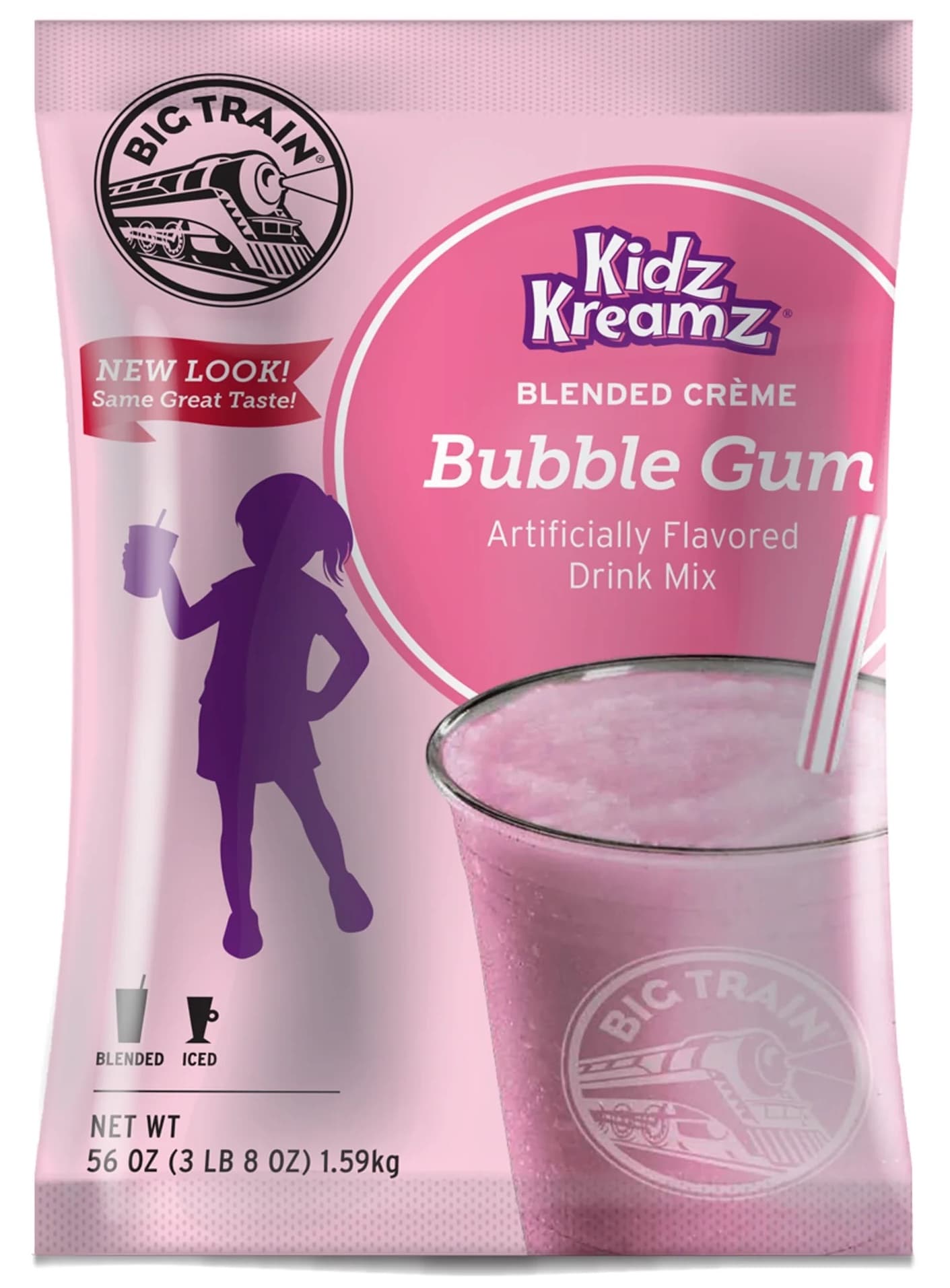 Big Train Kidz Kreamz Bubble Gum Five 3.5 lb. Bags