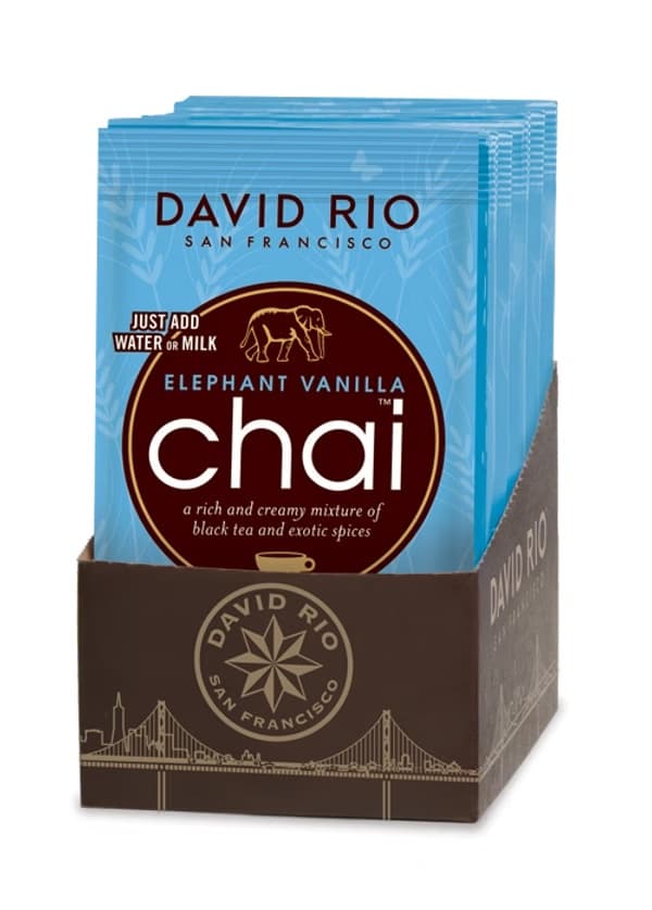 David Rio Elephant Vanilla Chai 68 Single Serve Packets