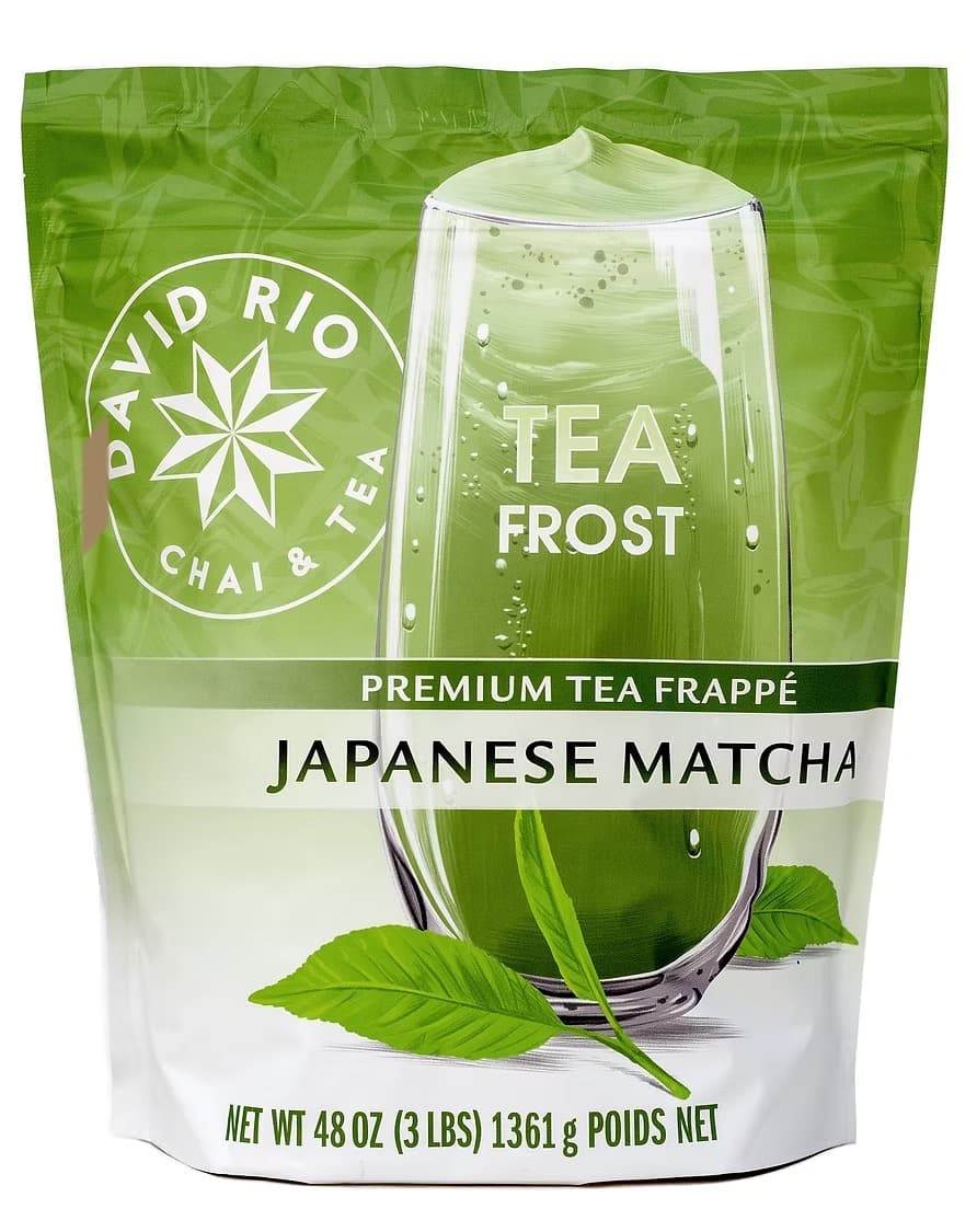 David Rio Tea Frost Japanese Matcha, Four 3 Lb. Stand Up Pouch