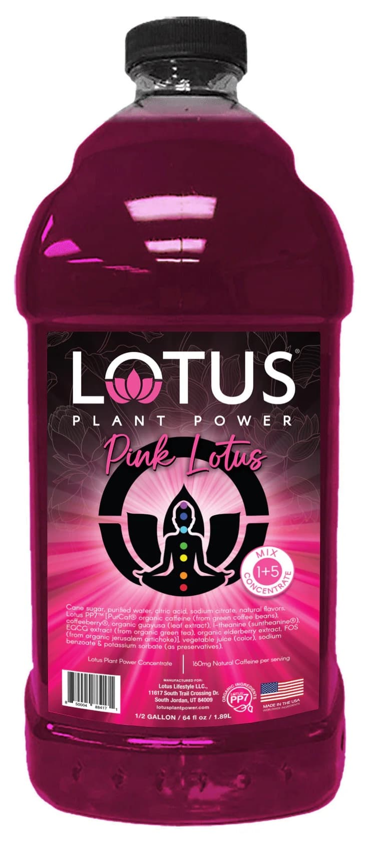 Lotus Regular Pink Plant Power Concentrate Six 64 oz Bottles