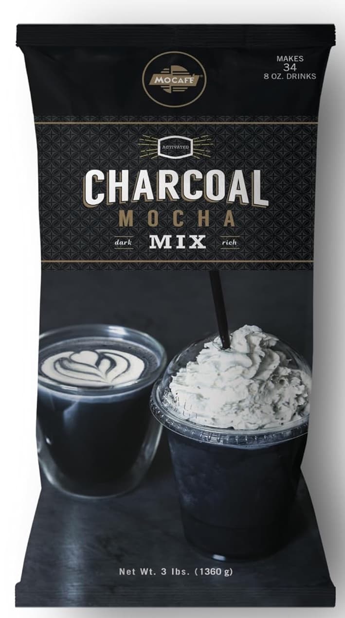 Mocafe Activated Charcoal Mocha Four 3 Lb. Bags