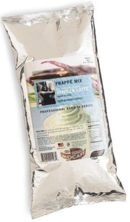 Mocafe Reduced Sugar Vanilla Frappe Mix Four 3 Lb. Bags