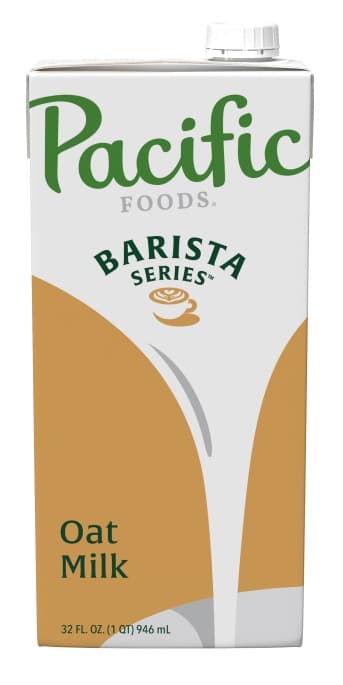 Pacific Foods Barista Series Oat Original Beverage Twelve 32 Oz. Cartons