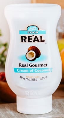 Real Cream Of Coconut Twelve 16.9 Oz. Squeeze Bottle